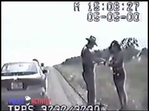 Stupid American Cop Causes Highway Crash