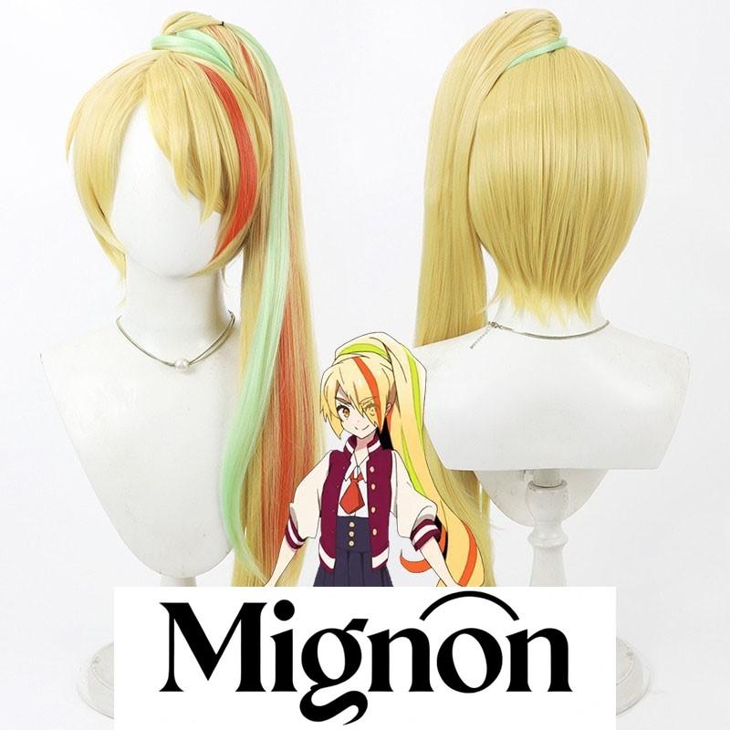 Zombie Land Saga Nikaido Saki cosplay wig detachable ponytail Halloween gift